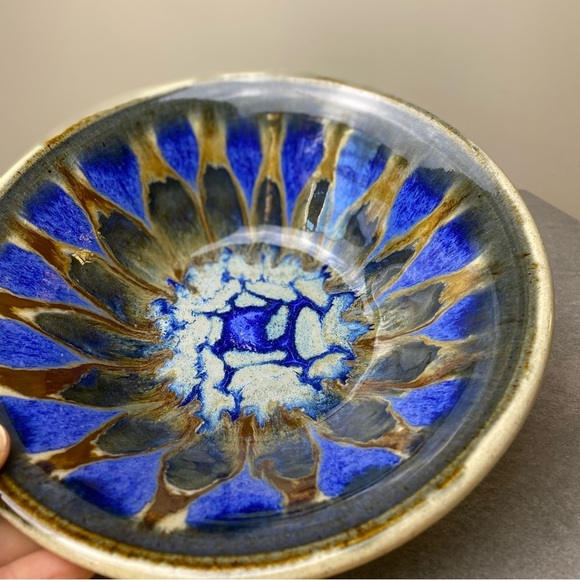 Designs By Lisa Pintado Other - Exquisite Handmade Peacock Glaze Bowl - Salads, Soups, Etc -Micro & Washer Safe